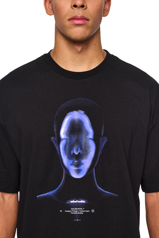 Alien Intel T-Shirt Blue