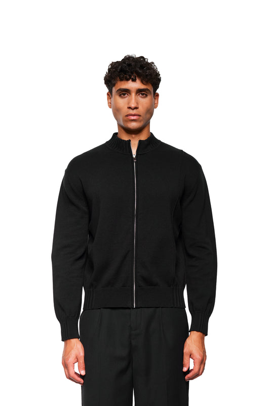 Summer Knit Jacket Black