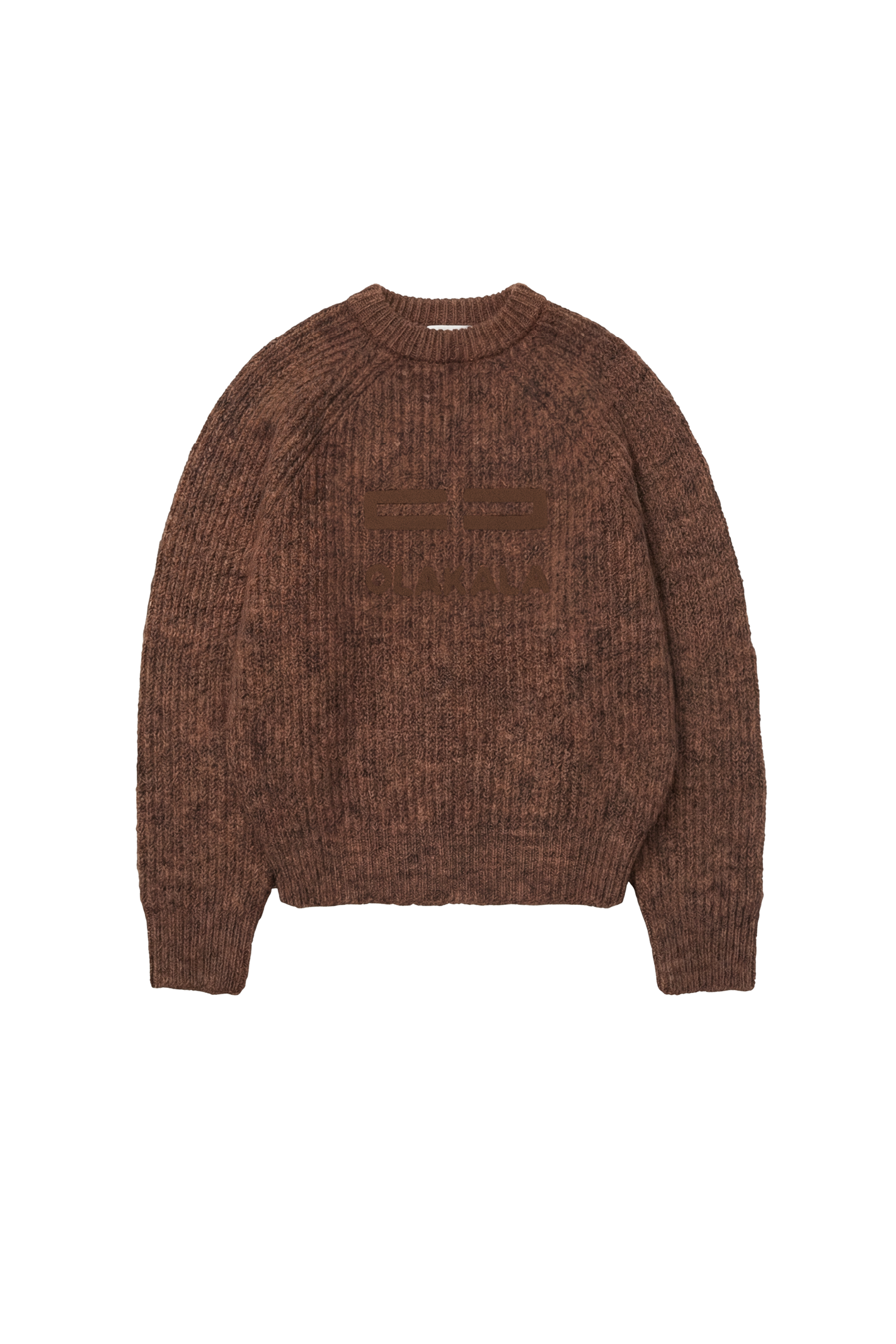 Fuzzy Knit Sweater Brown – OLAKALA
