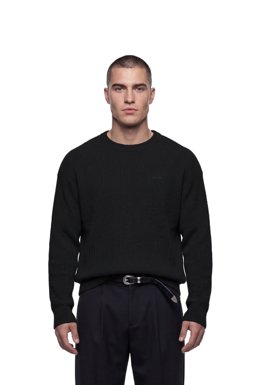 CC Core Rib Knit Sweater Black