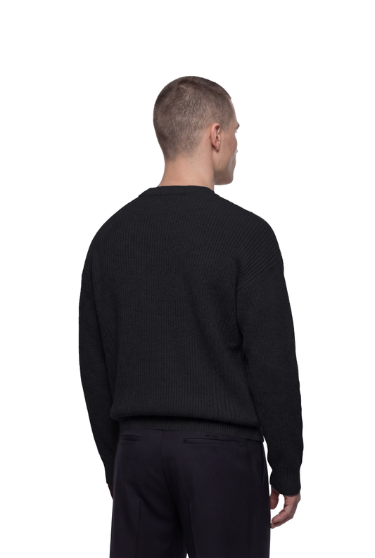 CC Core Rib Knit Sweater Black