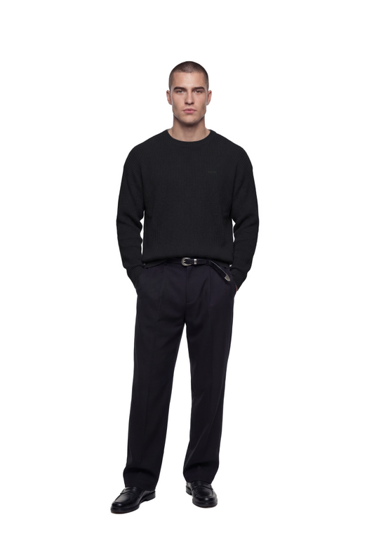 CC Core Rib Knit Sweater Black