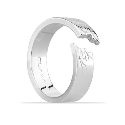 Synergy Destroyed Ring Silver Coated