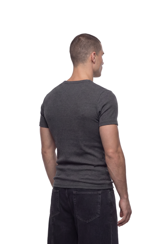 CC Core Slim Rib T-Shirt Gray