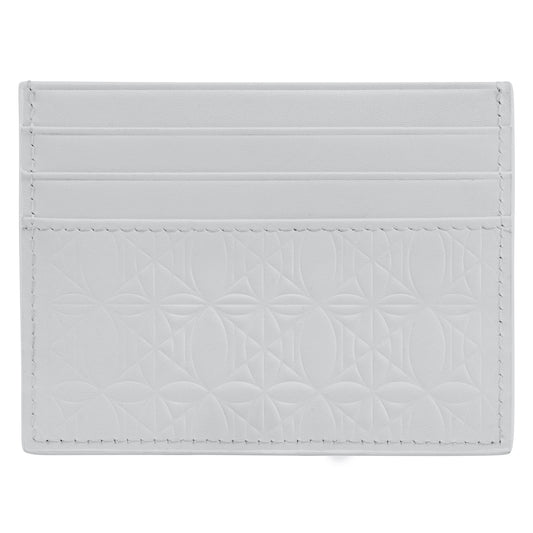 CC  Leather Monogramm Cardholder Gray