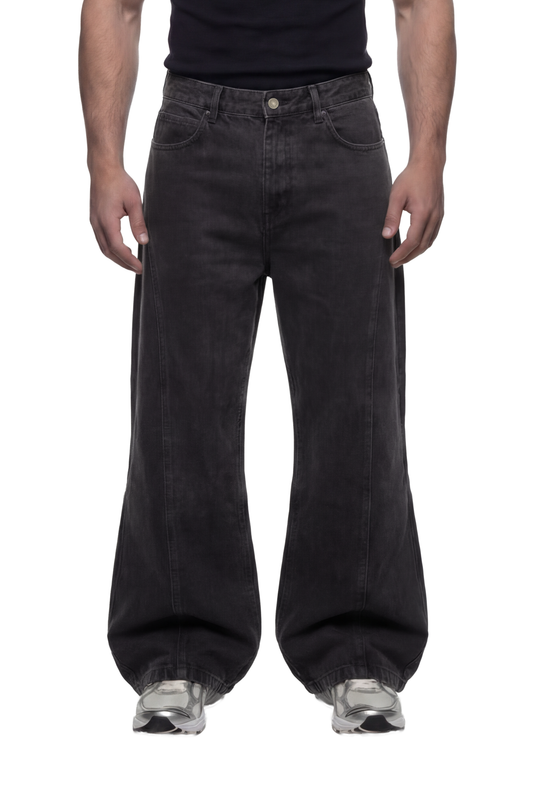 CC Core Denim Pants Loose Black