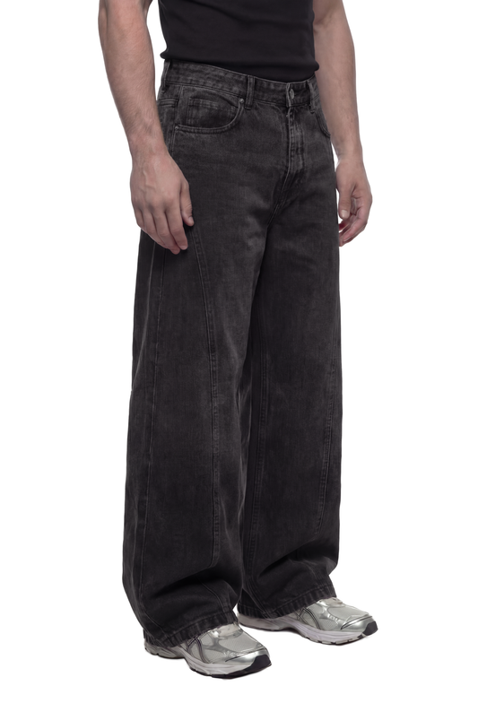 CC Core Denim Pants Loose Black