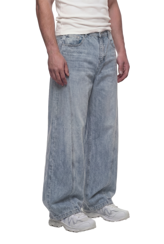 CC Core Denim Pants Loose Blue