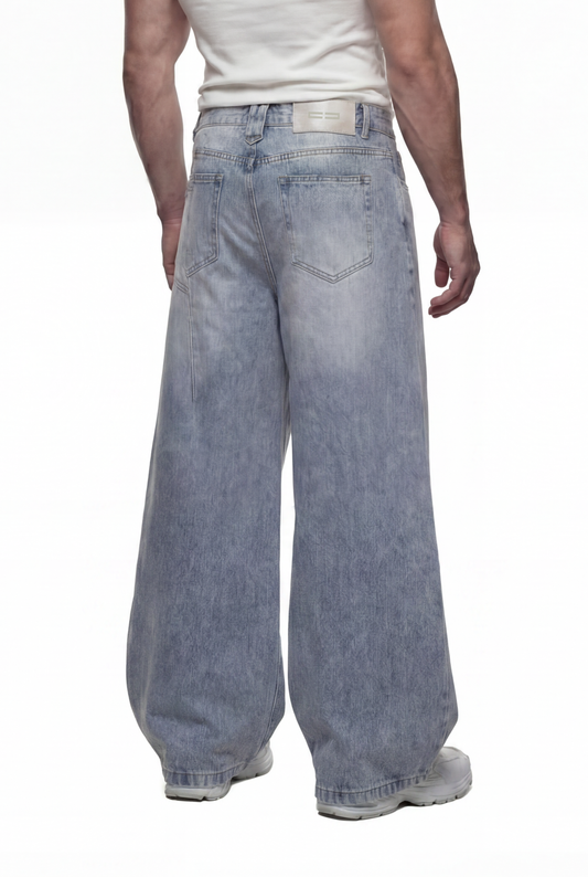 CC Core Denim Pants Loose Blue