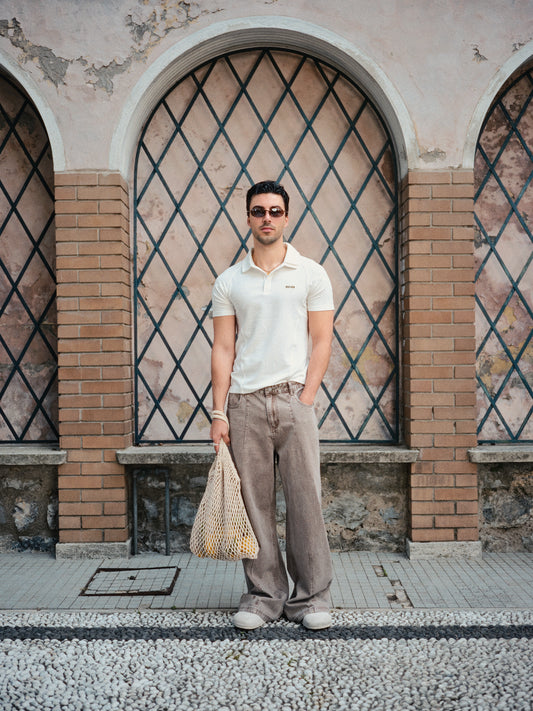 Azzurro Polo off-white