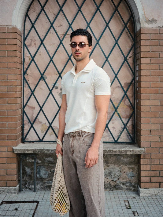 Azzurro Polo off-white