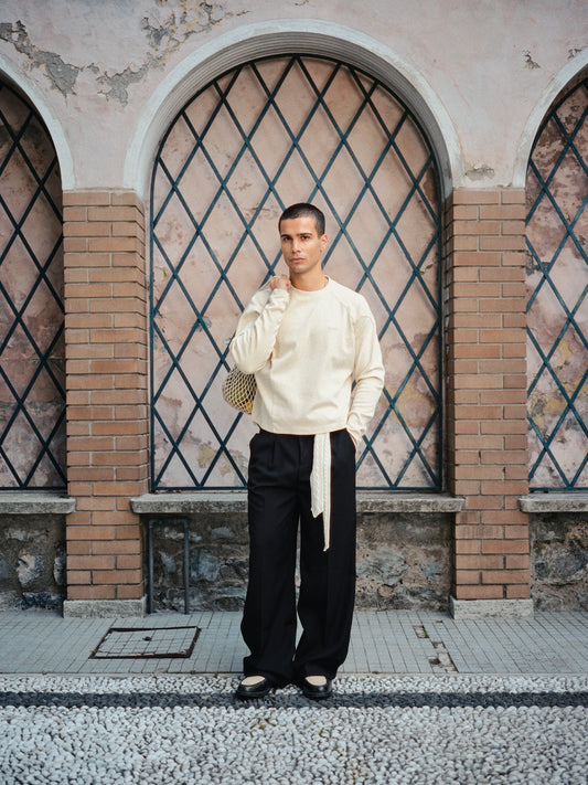 Ribbed Longsleeve beige