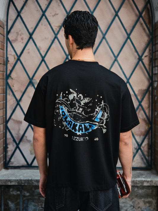 Azzurro Angel T-Shirt Black
