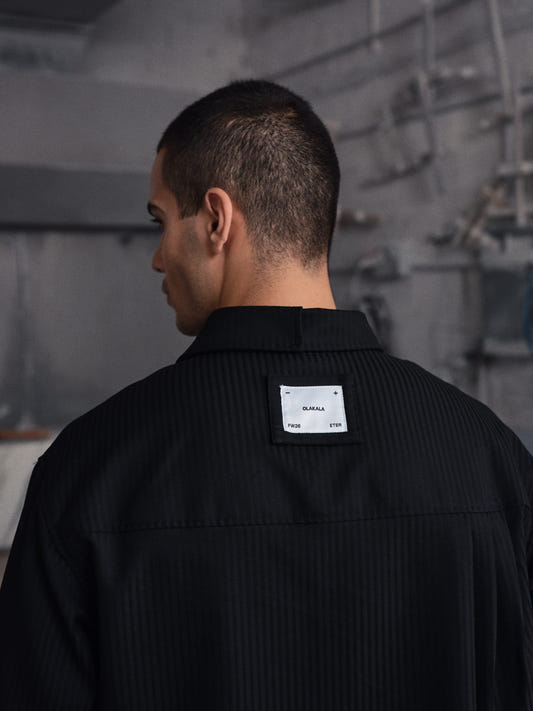 ETER Stripe Shirt Black