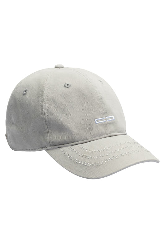 CC Icon Cap Light Gray, baseball cap with embroidered OLAKALA logo on the front, adjustable with metal clip on the back, one size fits all.
