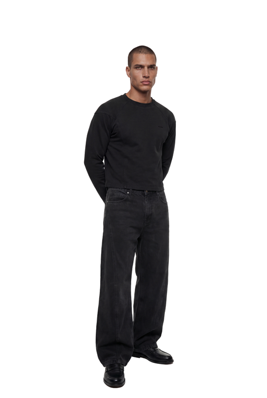 Rib Longsleeve black