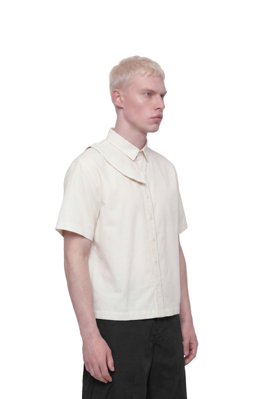 Deconstructed Short Sleeve Shirt