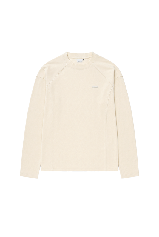 Ribbed Longsleeve beige