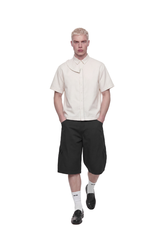 Deconstructed Short Sleeve Shirt