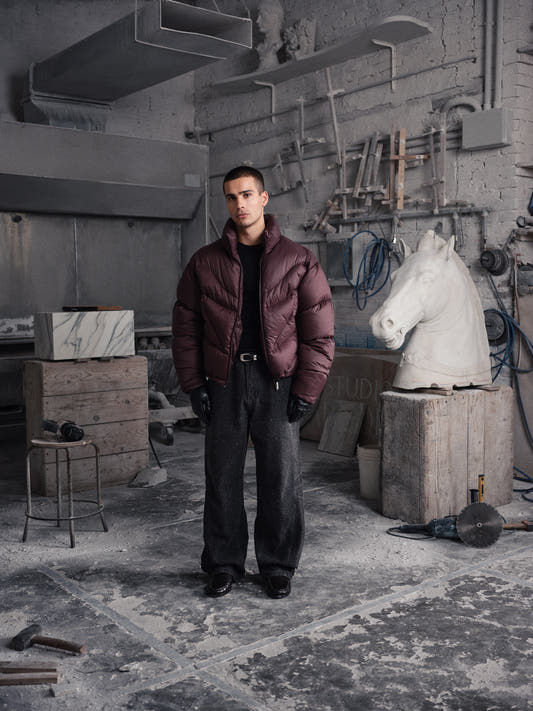 ETER Puffer Jacket Plum