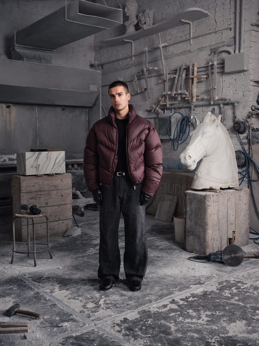 ETER Puffer Jacket Plum