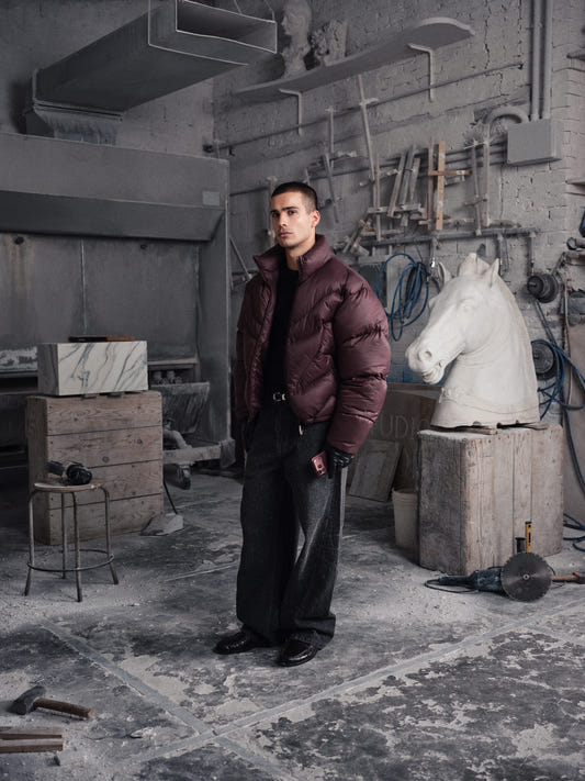 ETER Puffer Jacket Plum