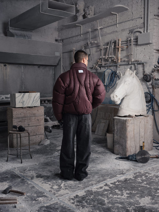 ETER Puffer Jacket Plum