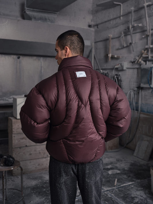 ETER Puffer Jacket Plum