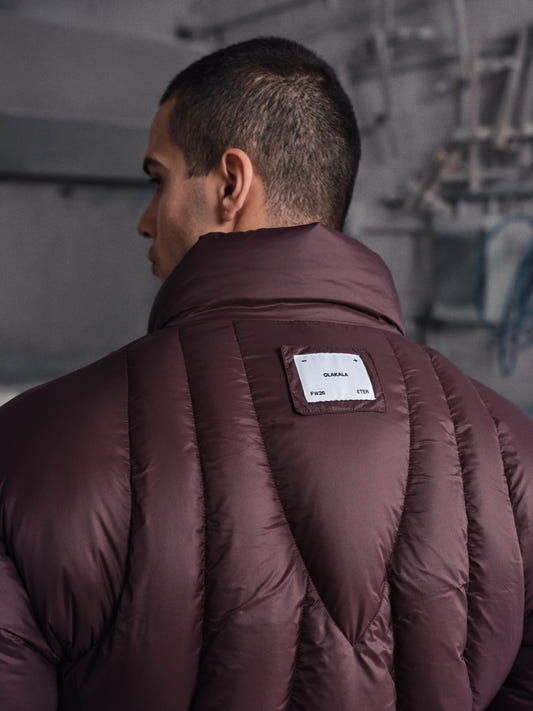 ETER Puffer Jacket Plum