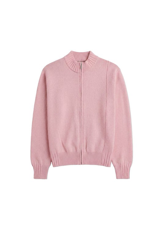 Summer Knit Jacket Pink