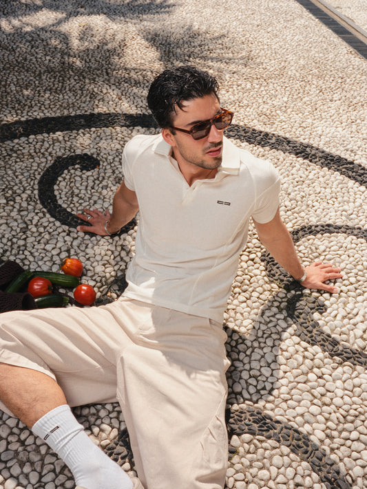 Azzurro Polo off-white