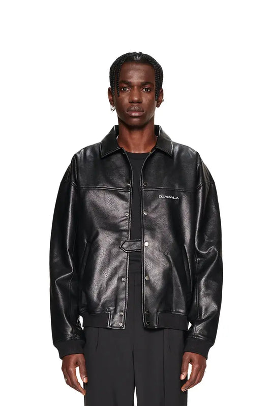 CC Leather Jacket Black