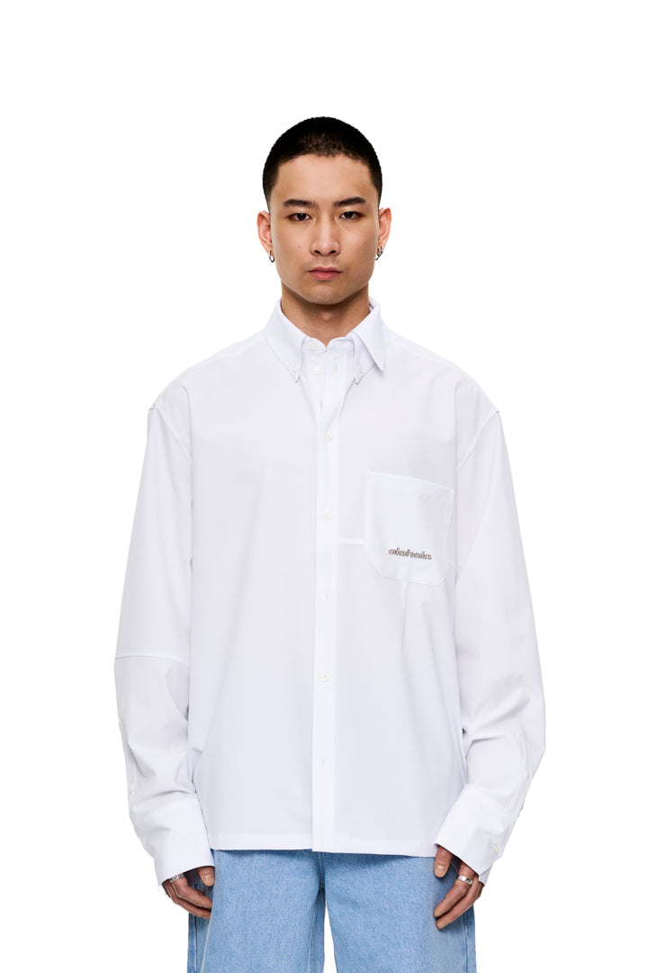 CC Button Shirt White