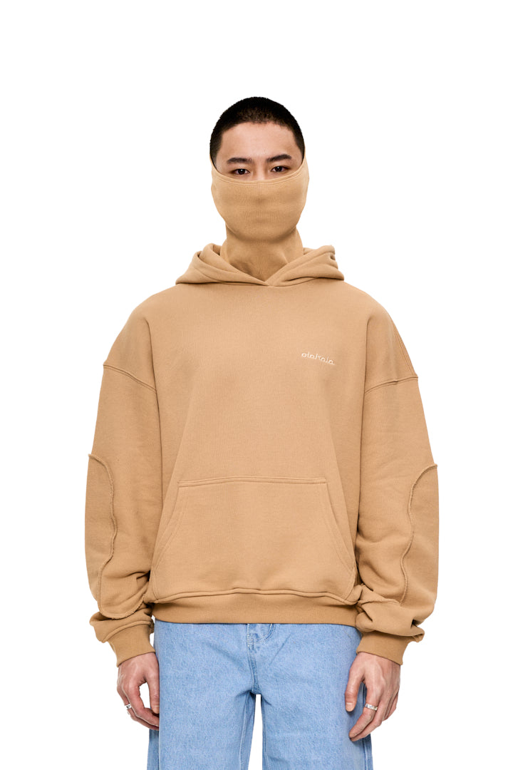 CC Mask Hoodie Beige