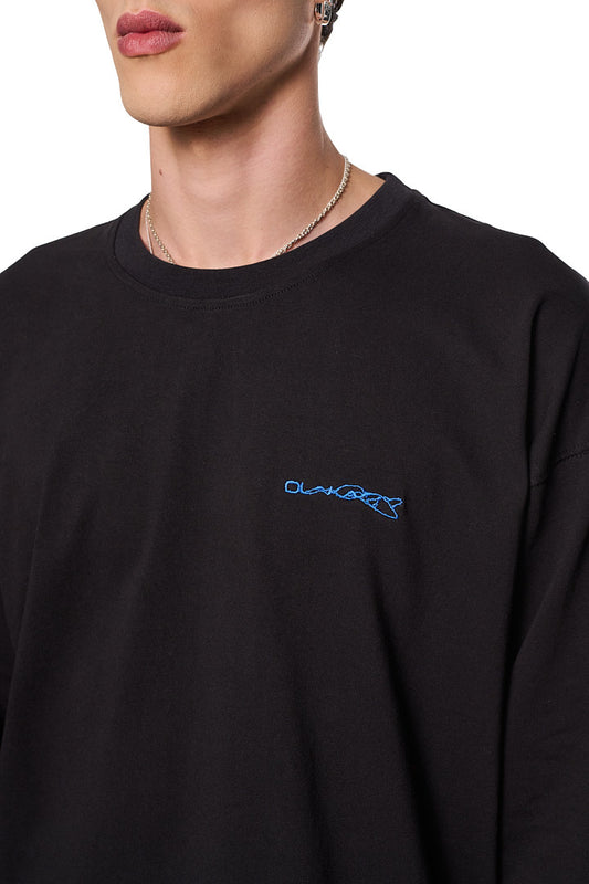 Synergy Embroidered Long Sleeve Black 