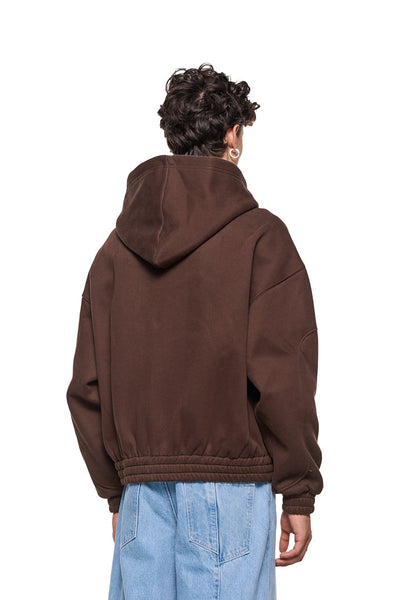Isolation Zip Hoodie Brown