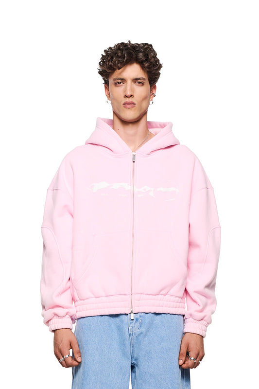 Elysium Zip Hoodie Pink 