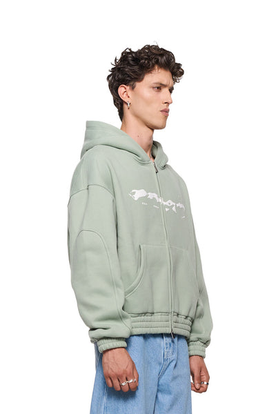 Elysium Zip Hoodie Mint