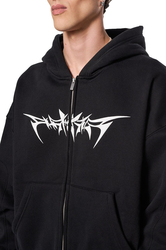 Isolation Zip Hoodie Black