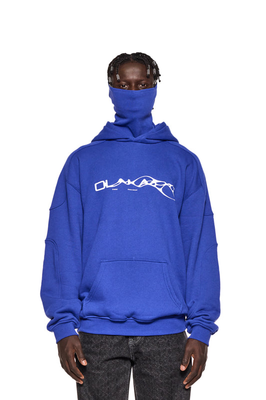 Synergy Mask Hoodie Blue