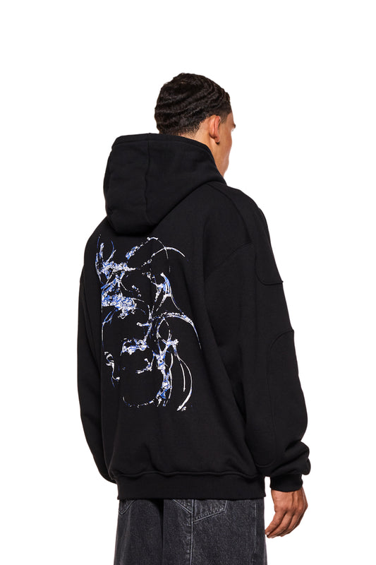 Synergy Mask Hoodie Black