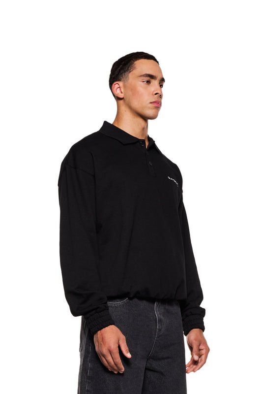 Synergy Polo Longsleeve Shirt Black