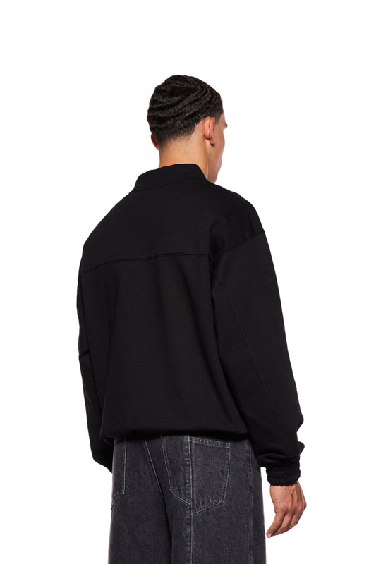 Synergy Polo Long Sleeve Shirt Black 