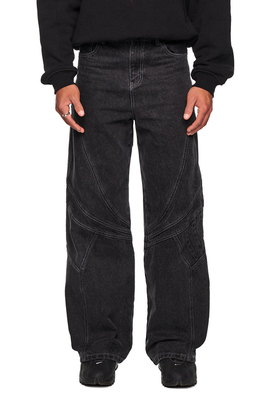 Alien Intel Black Denim Pants 