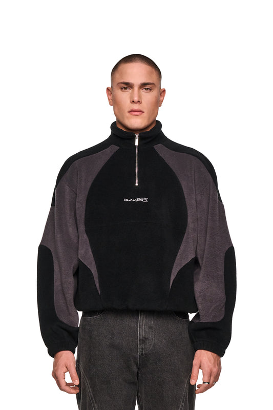 ALIEN INTEL Fleece Halfzip Black