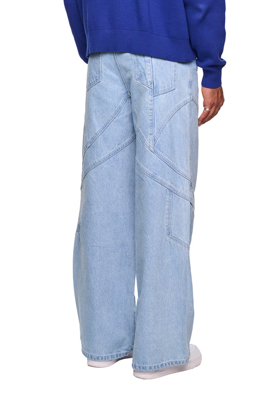 Alien Intel Blue Denim Pants