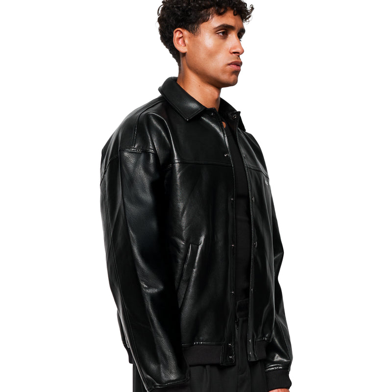 CC Leather Jacket Icon Black – OLAKALA