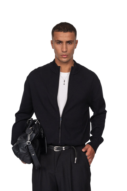 Summer Knit Jacket Black