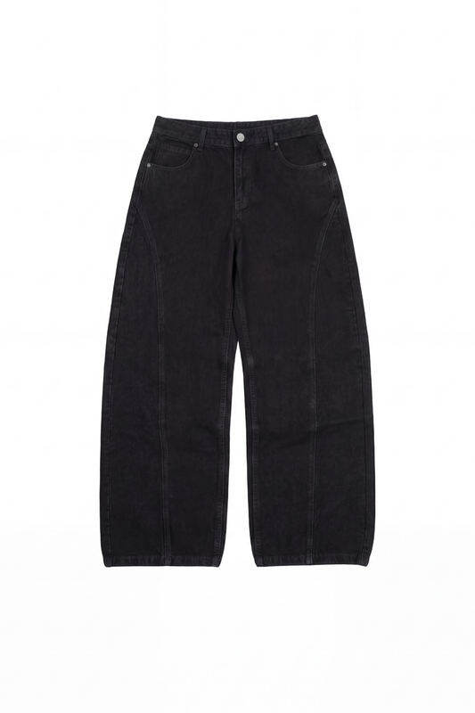 CC Core Denim Pants Loose Black