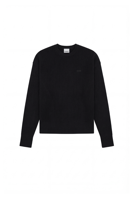 CC Core Rib Knit Sweater Black